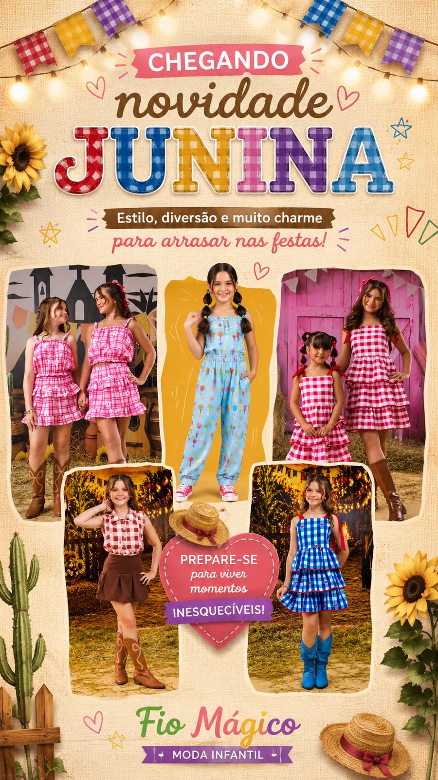 Look Festa Junina — Fio Mágico